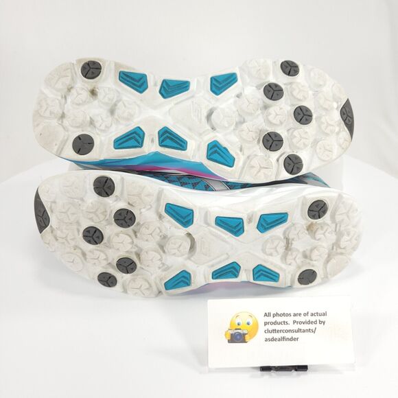 Skechers Go Run 5 Athletic Running Shoe Womens Size 7.5 13997 Blue Gray Pink - Picture 9 of 9